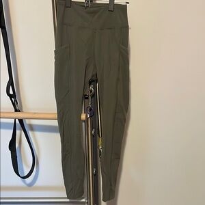 High-Waist Olive Green Pact Leggings